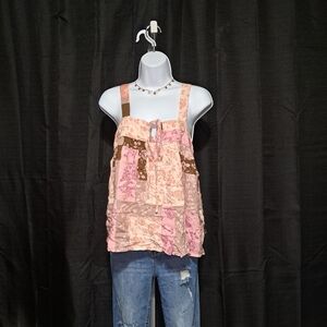 Boho Patchwork Tank Top